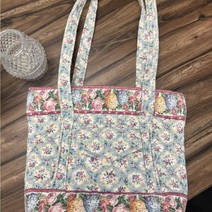 Floral Patterned Tote Bag